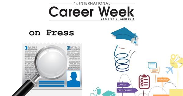 4th International Career Week on the press.